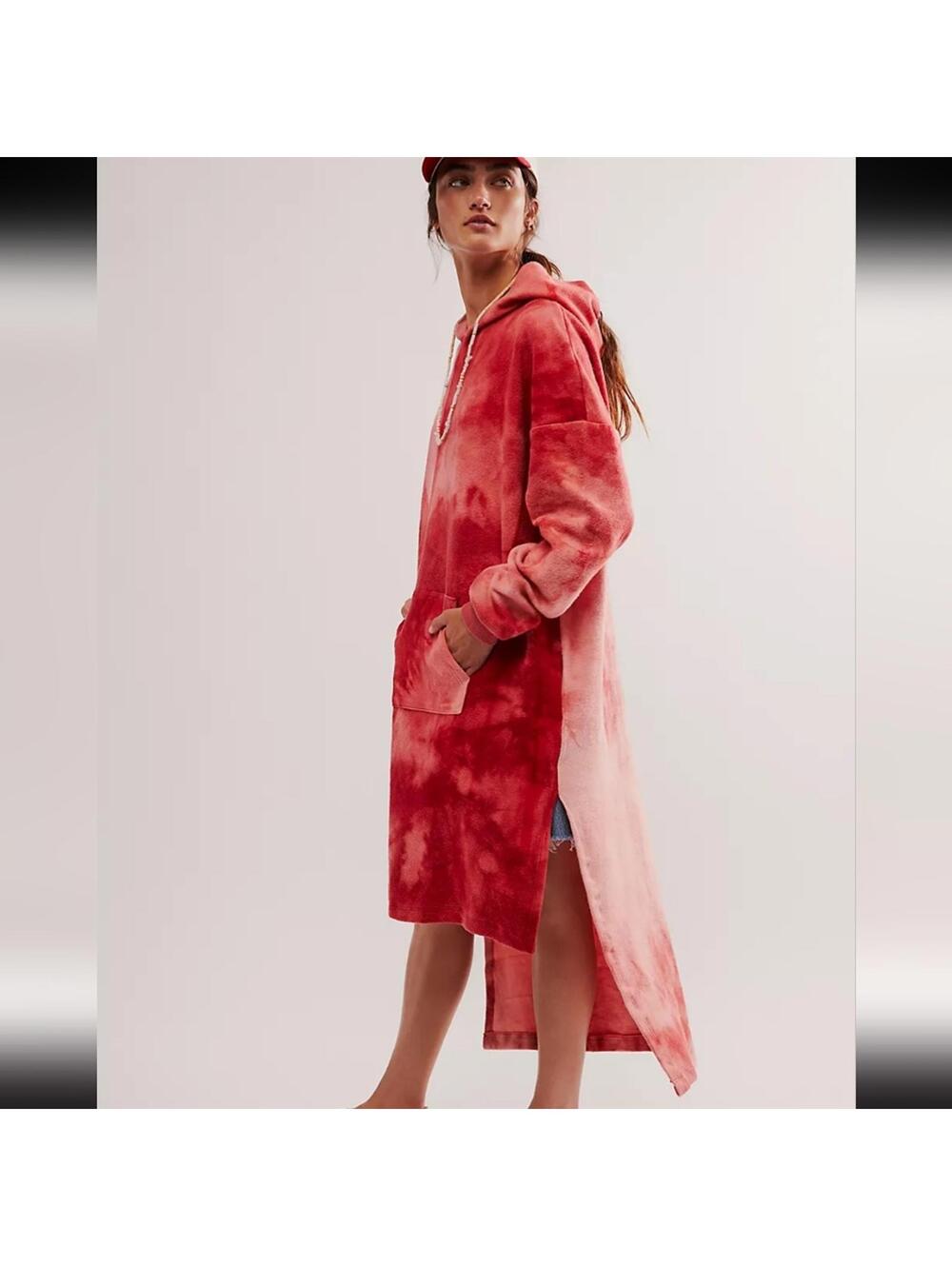Maria Bouvier Hand-Dyed Maxi Hoodie (OS)